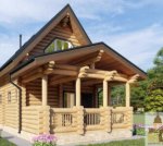 Купити дерев’яну баню з піччю під ключ