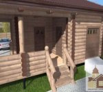 Рублений дерев'яний будинок під ключ